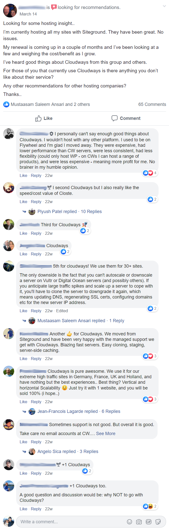 Community recommendation