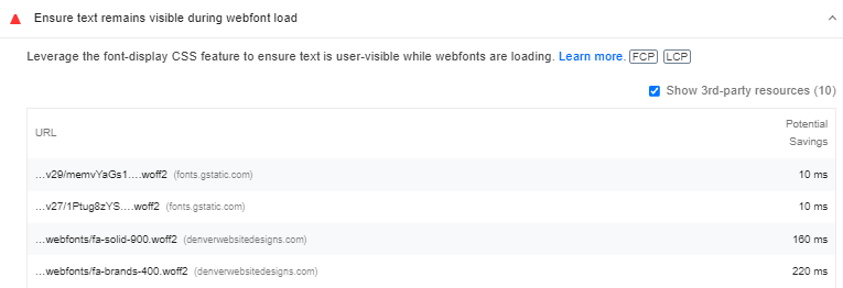 FOIT vs FOUT demonstration
