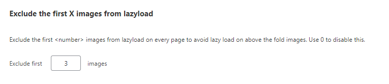 Exclude above the fold from lazy load