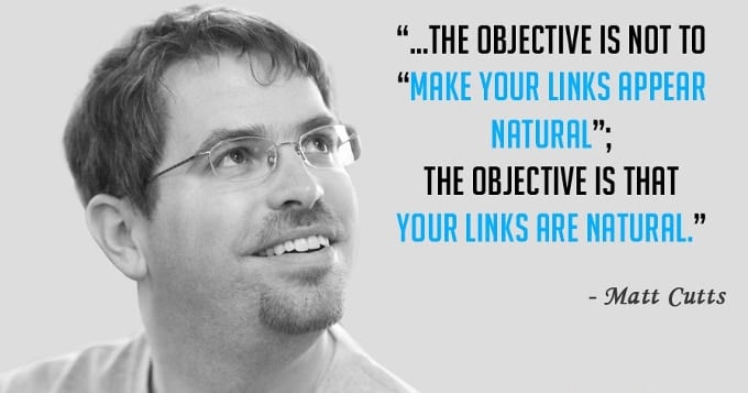 Matt Cutts advice on link building