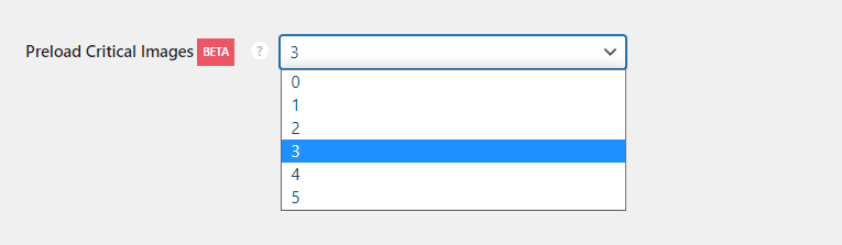 Preload critical images Perfmatters