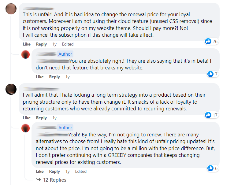 WP Rocket price increase